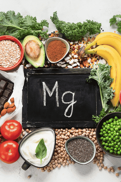 Calcium, magnésium et potassium favorables à l'activité neuromusculaire et à la contraction musculaire