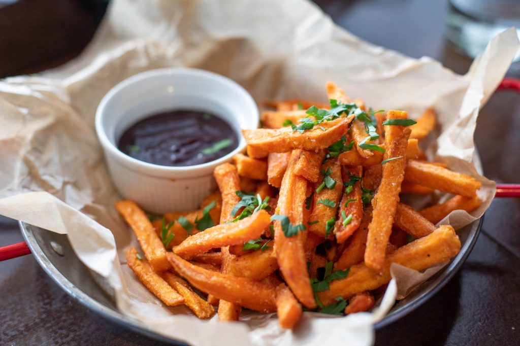 Frites patates douces