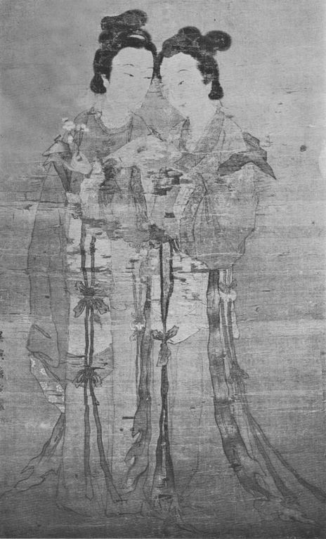 chine-epoque-ming - MoonFlow Portraits de deux femmes - époque Ming