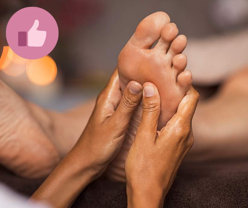 auto-massage-pieds-contre-retention-eau - MoonFlow Les auto massages drainants sont idéeaux contre la rétention d'eau