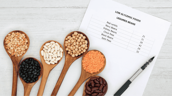 Index glycémique des légumineuses