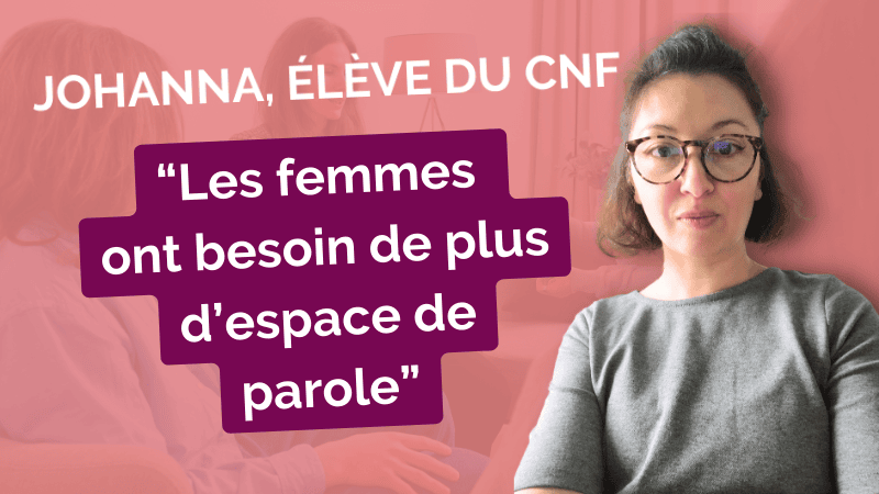 Le témoignage de Johanna, élève en santé féminine